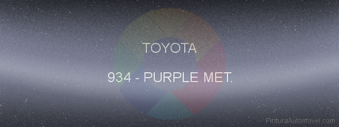 Pintura Toyota 934 Purple Met.