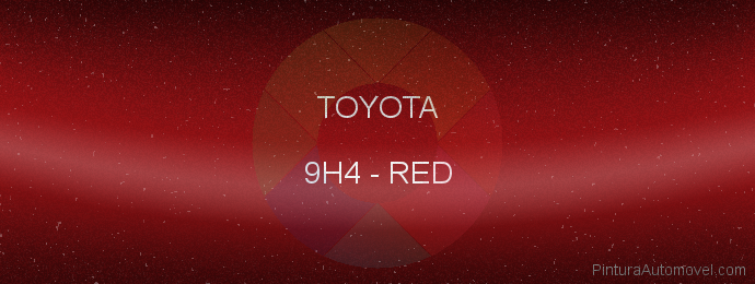 Pintura Toyota 9H4 Red