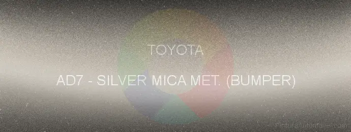 Pintura Toyota AD7 Silver Mica Met. (bumper)