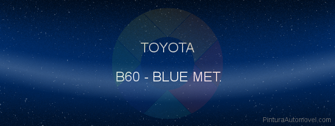 Pintura Toyota B60 Blue Met.