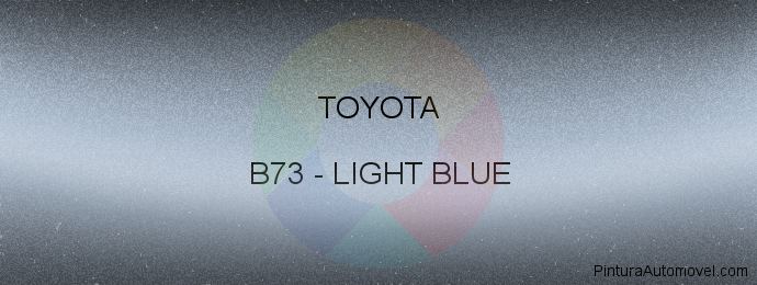 Pintura Toyota B73 Light Blue