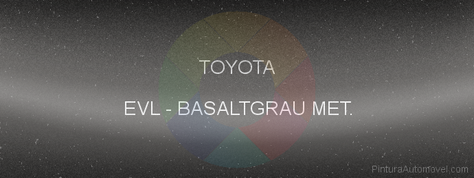 Pintura Toyota EVL Basaltgrau Met.