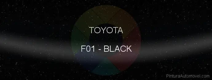 Pintura Toyota F01 Black