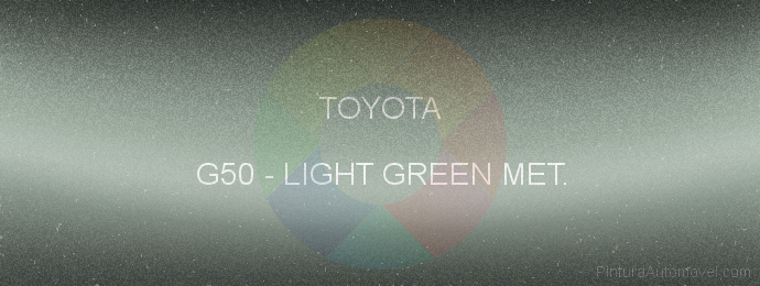 Pintura Toyota G50 Light Green Met.