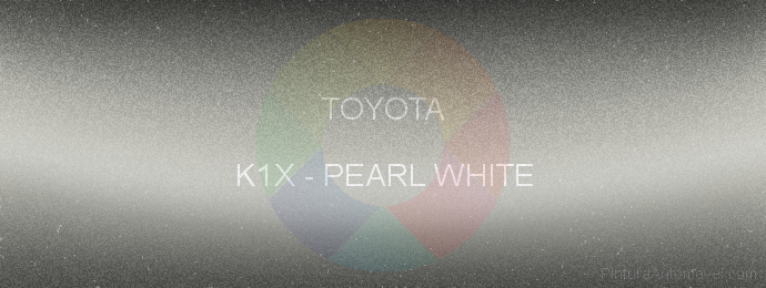 Pintura Toyota K1X Pearl White