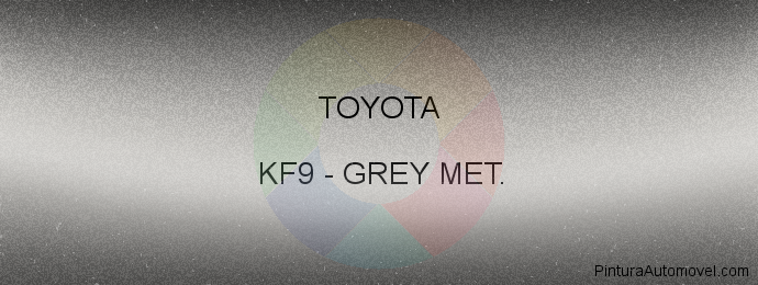 Pintura Toyota KF9 Grey Met.