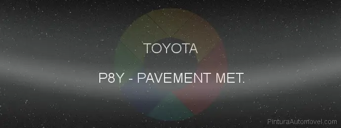 Pintura Toyota P8Y Pavement Met.