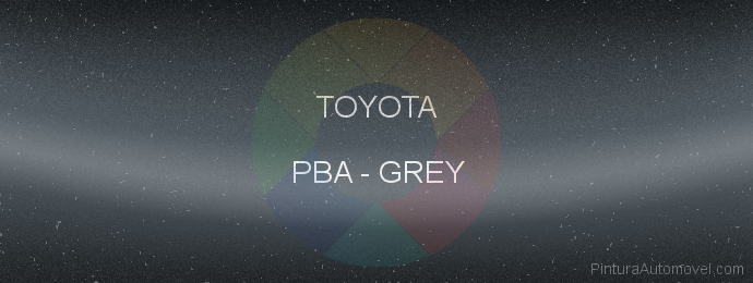 Pintura Toyota PBA Grey