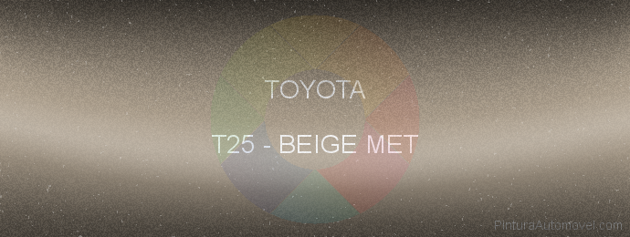 Pintura Toyota T25 Beige Met