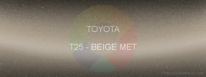 Pintura Toyota T25 Beige Met