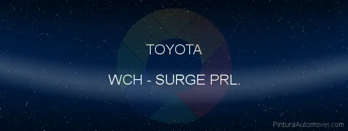 Pintura Toyota WCH Surge Prl.