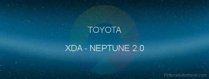 Pintura Toyota XDA Neptune 2.0