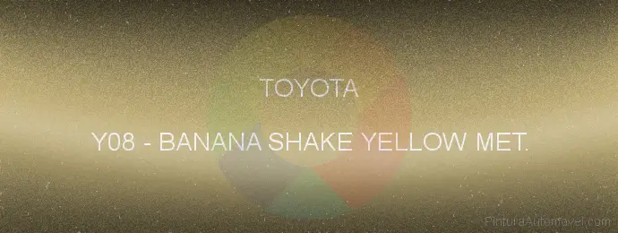Pintura Toyota Y08 Banana Shake Yellow Met.