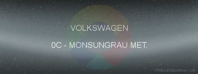 Pintura Volkswagen 0C Monsungrau Met.