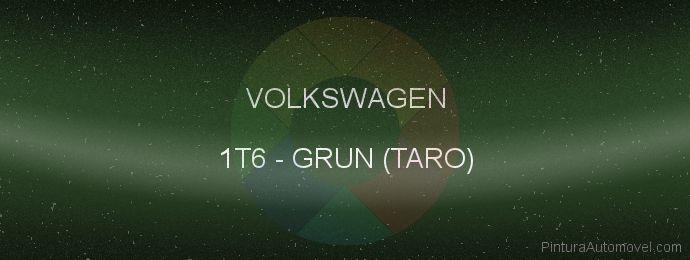 Pintura Volkswagen 1T6 Grun (taro)