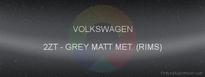 Pintura Volkswagen 2ZT Grey Matt Met. (rims)