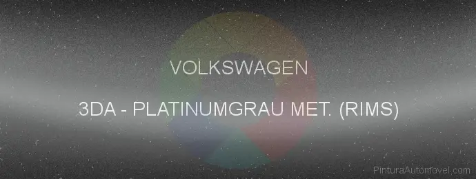 Pintura Volkswagen 3DA Platinumgrau Met. (rims)
