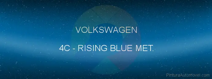 Pintura Volkswagen 4C Rising Blue Met.