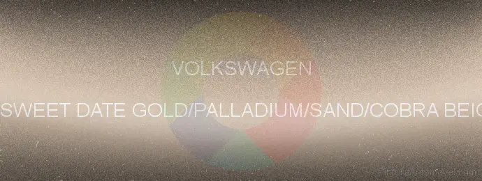 Pintura Volkswagen 4T/12 Sweet Date Gold/palladium/sand/cobra Beige Met