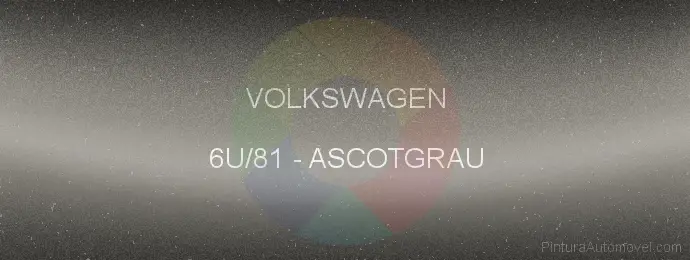 Pintura Volkswagen 6U/81 Ascotgrau