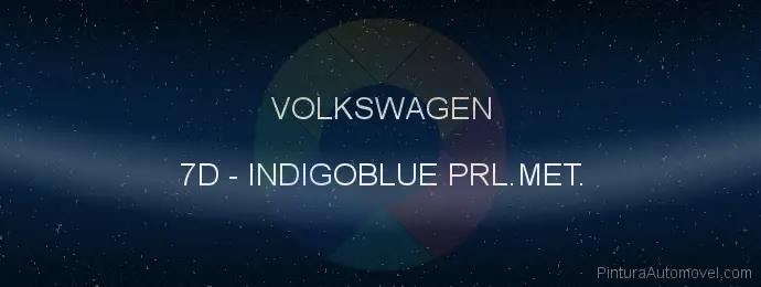 Pintura Volkswagen 7D Indigoblue Prl.met.