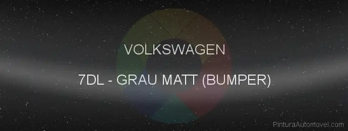 Pintura Volkswagen 7DL Grau Matt (bumper)