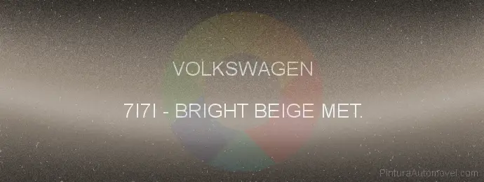 Pintura Volkswagen 7I7I Bright Beige Met.