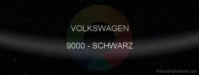 Pintura Volkswagen 9000 Schwarz