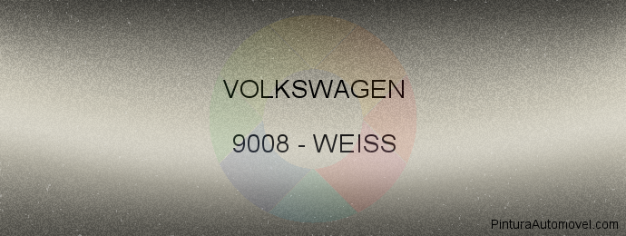 Pintura Volkswagen 9008 Weiss