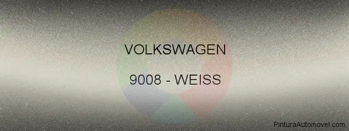 Pintura Volkswagen 9008 Weiss