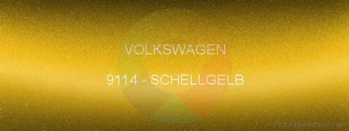 Pintura Volkswagen 9114 Schellgelb