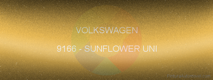 Pintura Volkswagen 9166 Sunflower Uni