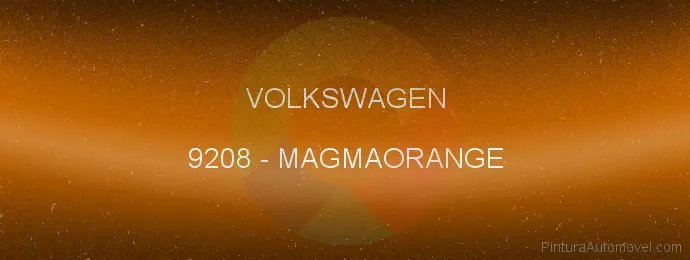 Pintura Volkswagen 9208 Magmaorange