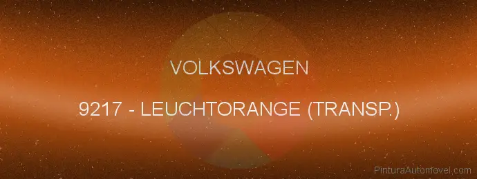 Pintura Volkswagen 9217 Leuchtorange (transp.)