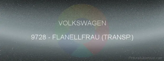 Pintura Volkswagen 9728 Flanellfrau (transp.)