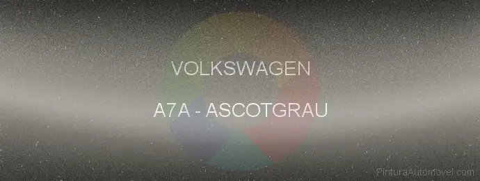 Pintura Volkswagen A7A Ascotgrau