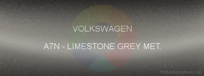 Pintura Volkswagen A7N Limestone Grey Met.
