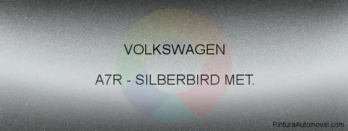 Pintura Volkswagen A7R Silberbird Met.