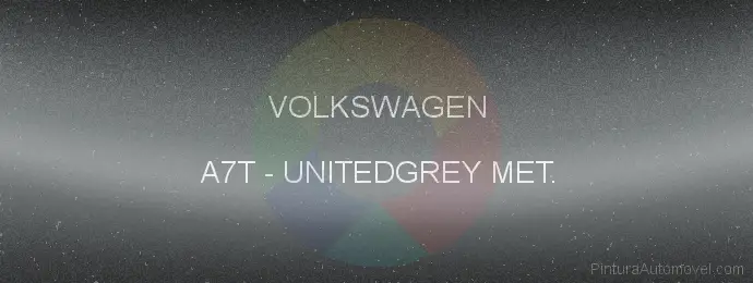 Pintura Volkswagen A7T Unitedgrey Met.