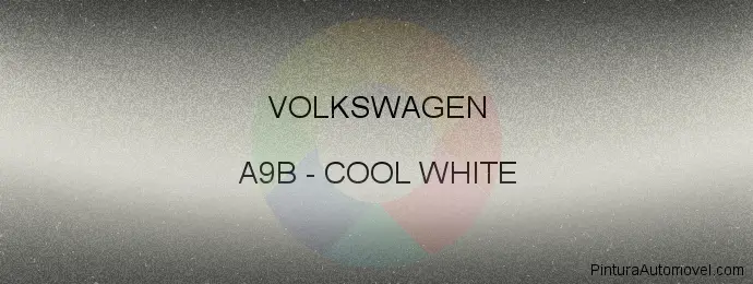 Pintura Volkswagen A9B Cool White