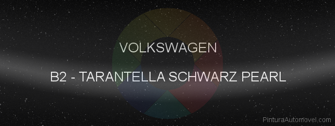 Pintura Volkswagen B2 Tarantella Schwarz Pearl