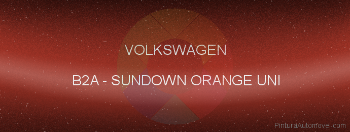 Pintura Volkswagen B2A Sundown Orange Uni