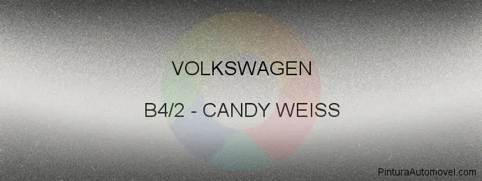 Pintura Volkswagen B4/2 Candy Weiss