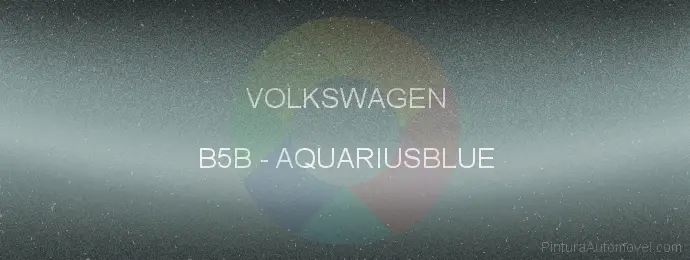 Pintura Volkswagen B5B Aquariusblue