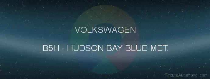 Pintura Volkswagen B5H Hudson Bay Blue Met.