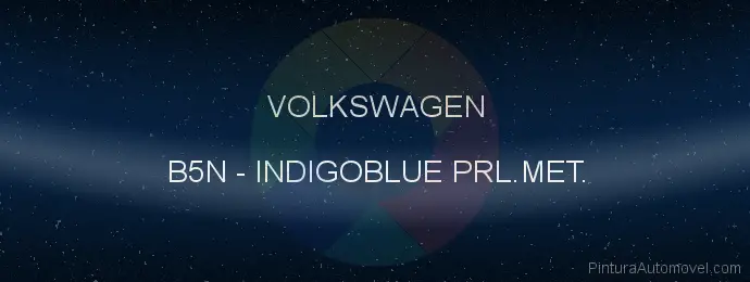 Pintura Volkswagen B5N Indigoblue Prl.met.