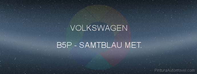 Pintura Volkswagen B5P Samtblau Met.
