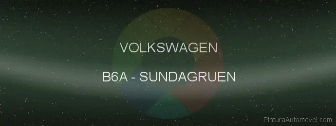 Pintura Volkswagen B6A Sundagruen