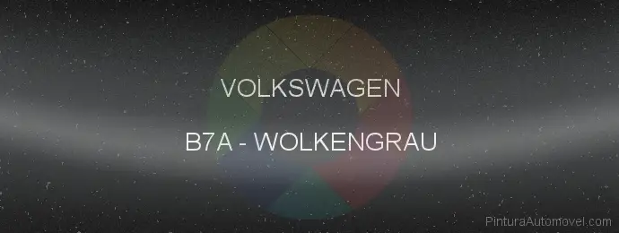 Pintura Volkswagen B7A Wolkengrau