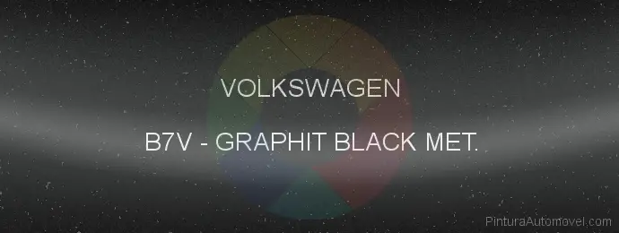 Pintura Volkswagen B7V Graphit Black Met.